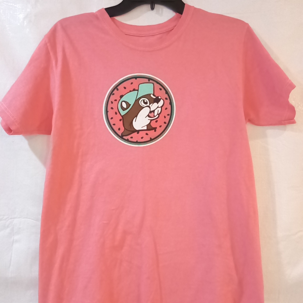 Buc-ee's Pink Logo Tee